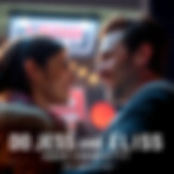 Jess and Ellis share a moment, smiling at each other, showcasing their chemistry