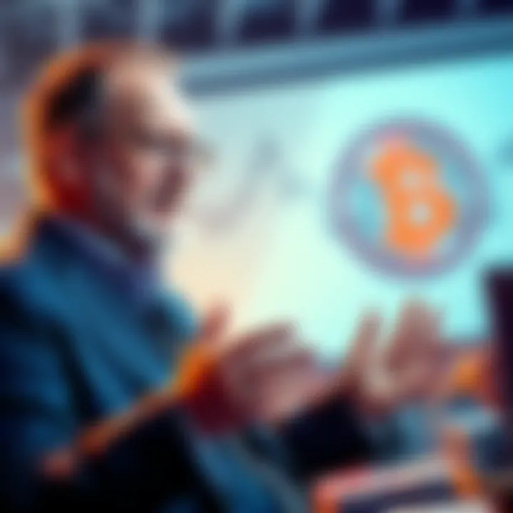 Jim Cramer speaking about cryptocurrency as a strategy against U.S. debt.