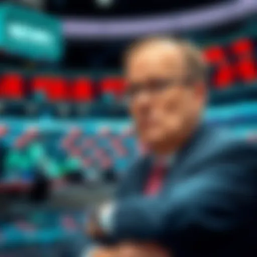 Jim Cramer looks concerned while discussing market strategies on a financial news show