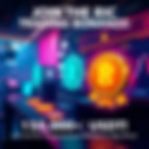 Graphic showing a crypto trading scene with RIC logo and 10,000 USDT prize