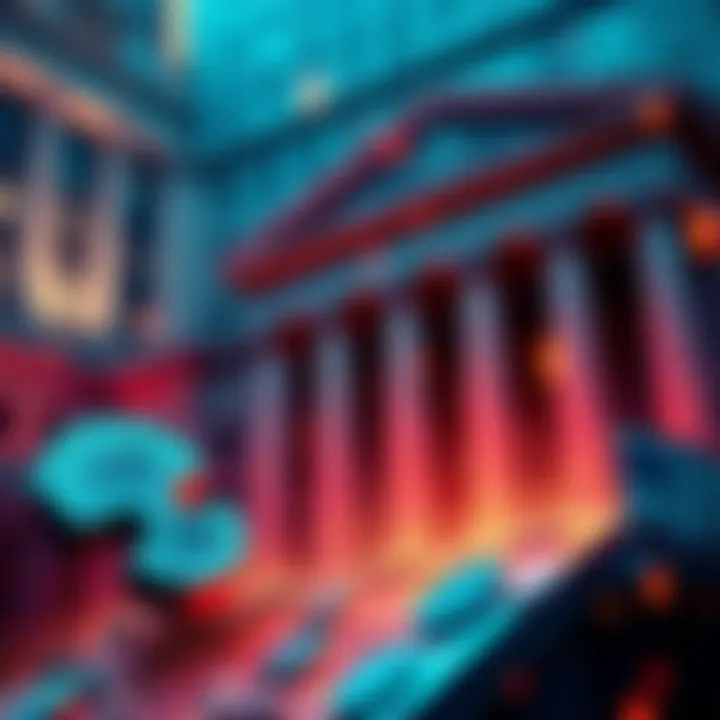 Representation of JPMorgan and Ripple involved in a fast transaction of US Treasuries on the XRP Ledger