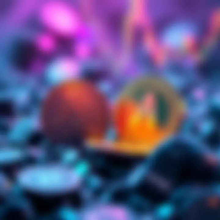 Visual representation of JUP and HYPE cryptocurrency tokens, showcasing their market growth potential and analysis.