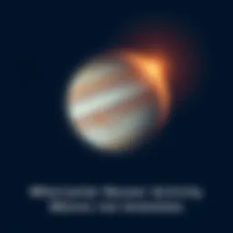 A clear night sky showing Jupiter prominently with stars around it, hinting at its recent activity and possible effects on investments.