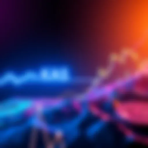 A graphical representation showing KAS as a flat line compared to rising altcoin charts, symbolizing its stagnation amid market gains.
