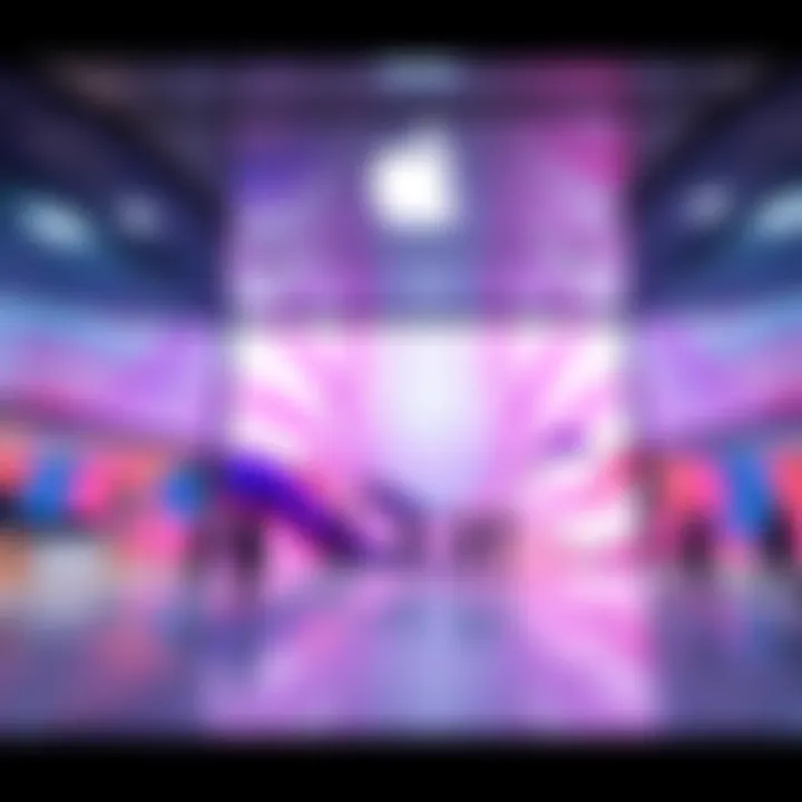 Inside view of the new Kaspa Apple Store featuring modern displays and a welcoming atmosphere