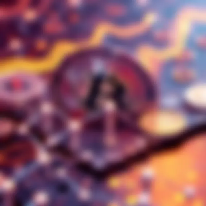 A graphic representation of Kaspa's blockchain, highlighting its advanced features compared to Bitcoin.