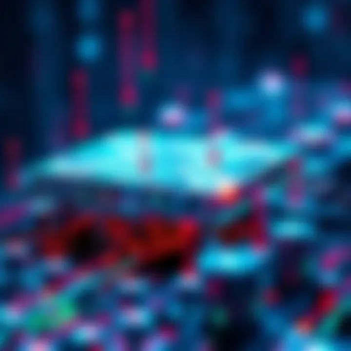 Visual representation of Kaspa as a smart contract settlement layer in cryptocurrency, symbolizing growth and potential in the market