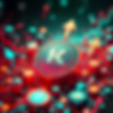Graphic illustrating the benefits of investing in Kaspa over other altcoins, featuring a coin surrounded by upward arrows and positive market symbols.