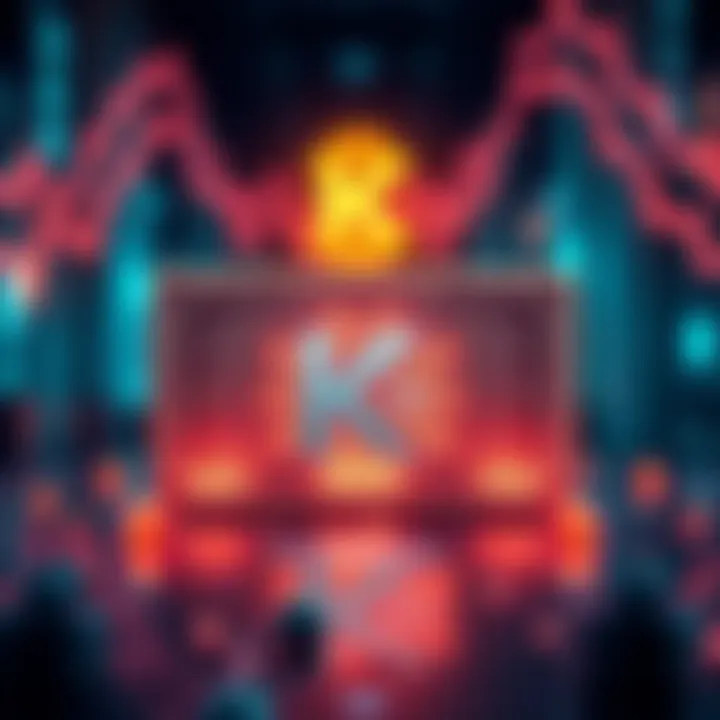 A digital representation of decentralized money featuring parallel blocks and a network symbol, illustrating the concept of Kaspa as a resilient financial system.