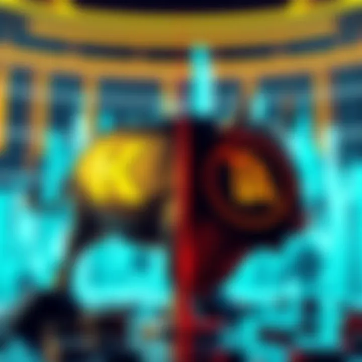 A split-screen graphic showcasing Kaspa on one side and TAO on the other, symbolizing investment strategies in a bull market