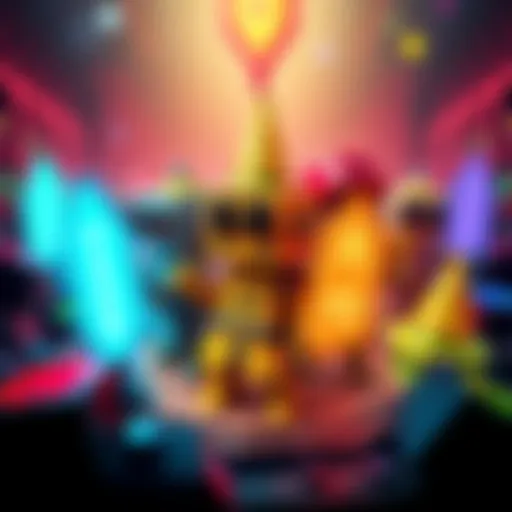 Celebration image featuring colorful Keepers of the Order Block Explorers with designs for collection, showcasing rare items