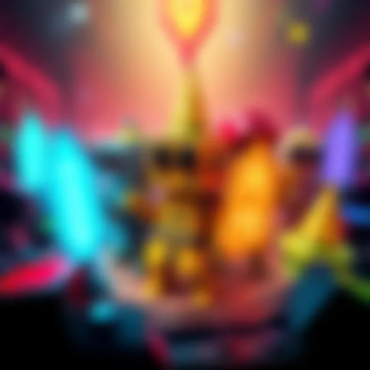 Celebration image featuring colorful Keepers of the Order Block Explorers with designs for collection, showcasing rare items