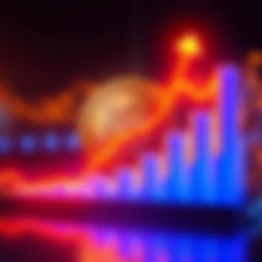A visual representation of Kendu Coin logo with an upward growth chart symbolizing investment potential.