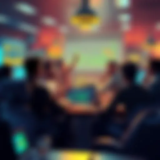 A vibrant online community discussing Kendu memecoin with excited members sharing ideas and charts