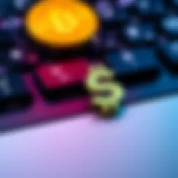 Close-up of a keyboard featuring the ₿ symbol alongside the $ symbol, highlighting the rise of cryptocurrency in financial discussions.