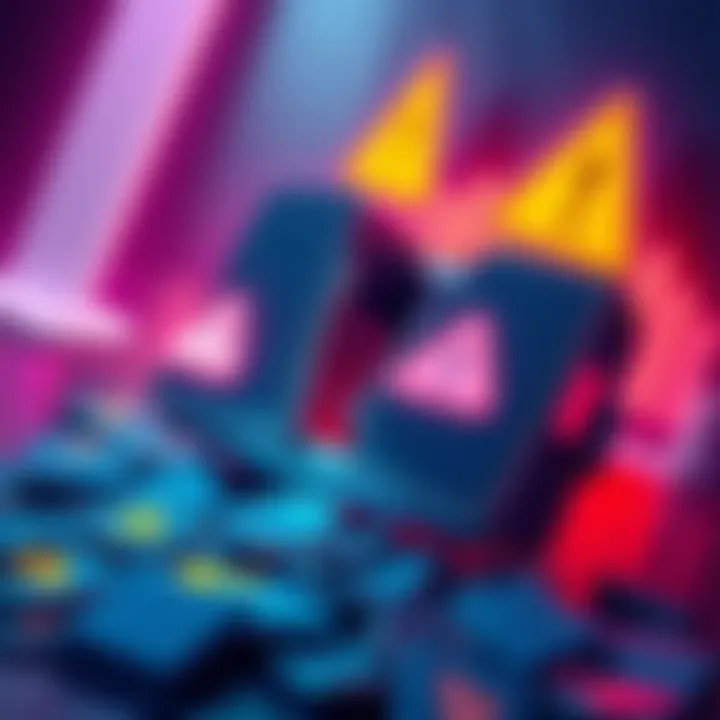 An illustration showing a broken digital wallet with warning signs, symbolizing the Keystone wallet's malfunction.