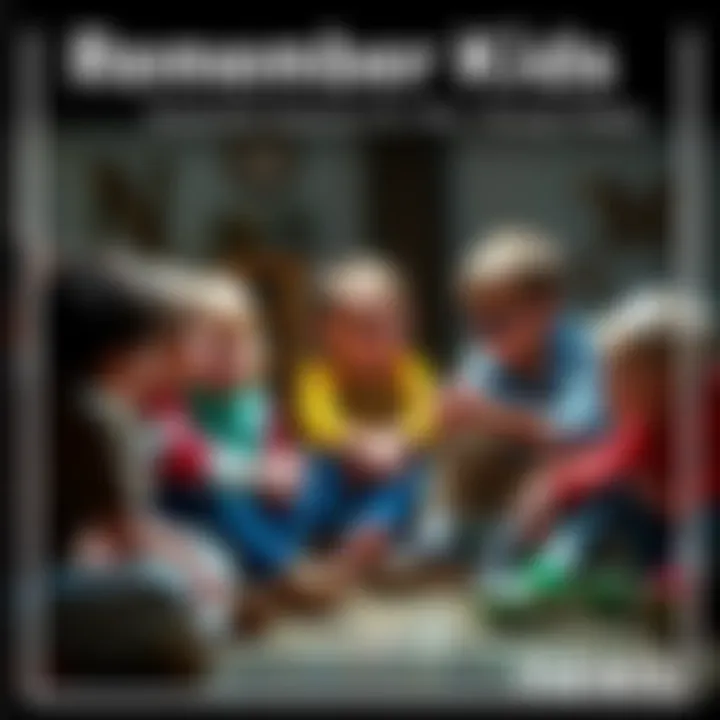 A group of children sitting together, engaging in a discussion about important life lessons with a teacher.