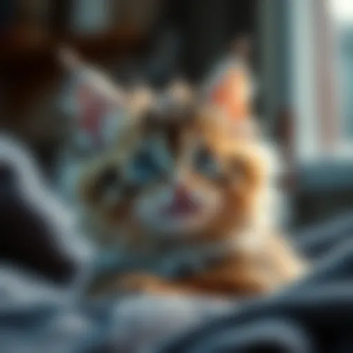 A small village kitten named Tygr from the Czech Republic, featuring its playful nature and fluffy fur