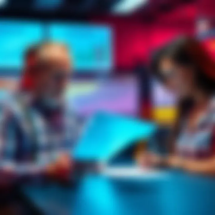 Koinly Tax Changes A visual representation of tax calculations being affected by changes in cost basis, with charts showing increased capital gains and worried taxpayers examining documents.