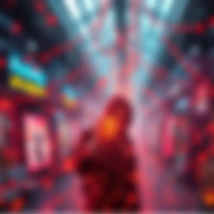 Koinly Transaction Concerns An abstract representation of accounting challenges with Koinly transactions, highlighting scrutiny and user anxieties