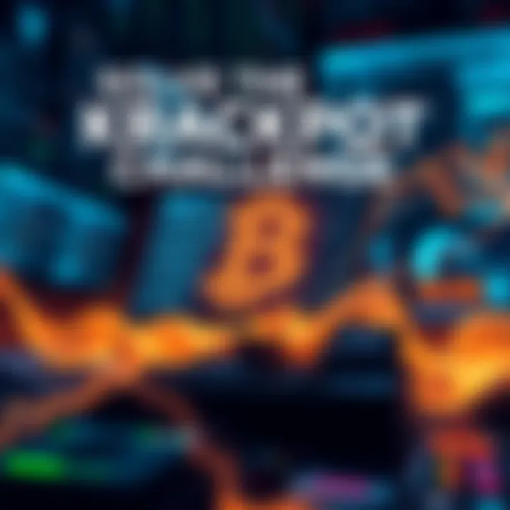 Solve the Krackpot Challenge A graphic showing a computer with a GPU processing numbers, representing the challenge to unlock 6 BTC in the Krackpot puzzle.