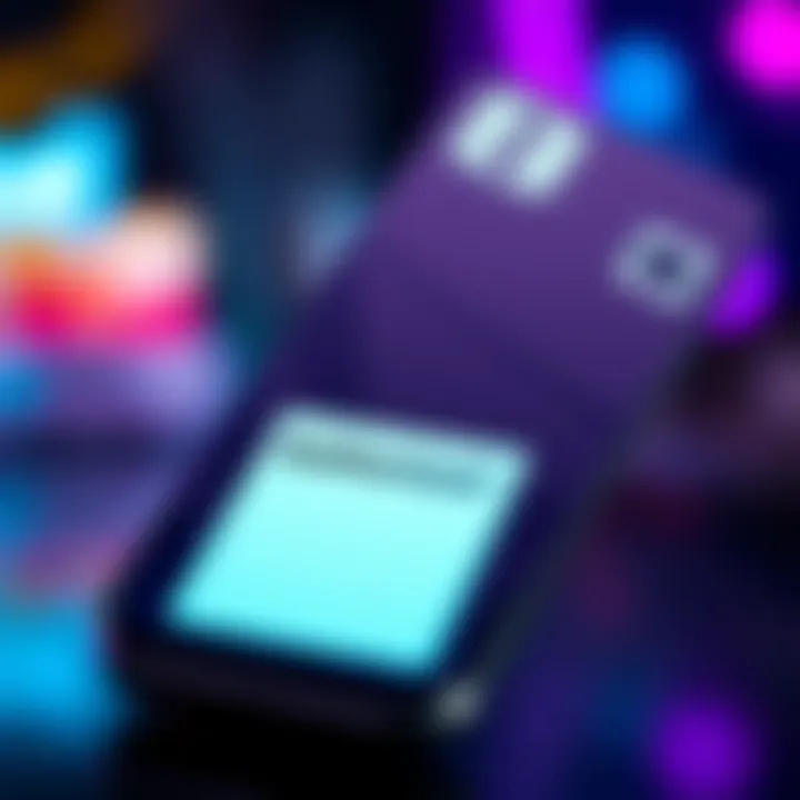 A close-up view of a Krak card with a digital screen showing an 'Authorized' status and no cashback indication on a smartphone interface.