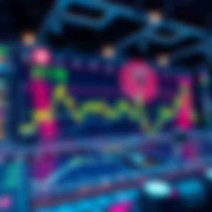 A view of the Kraken cryptocurrency platform interface showing graphs and data analysis tools for investors.