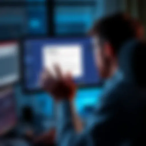 A person looking at a computer screen with an email from Kraken about 1099 forms, looking puzzled.