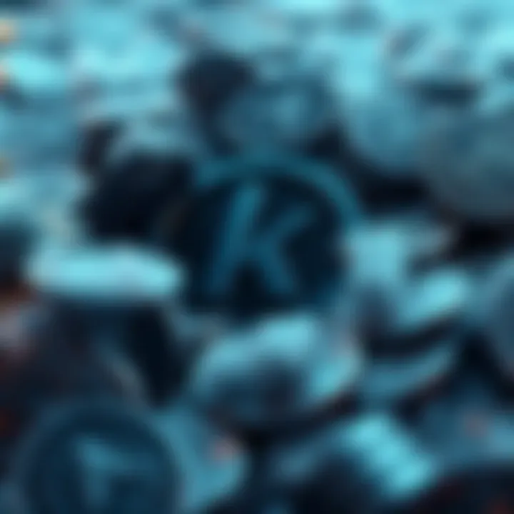 Kraken logo surrounded by frozen Monero coins, symbolizing the halt in funding