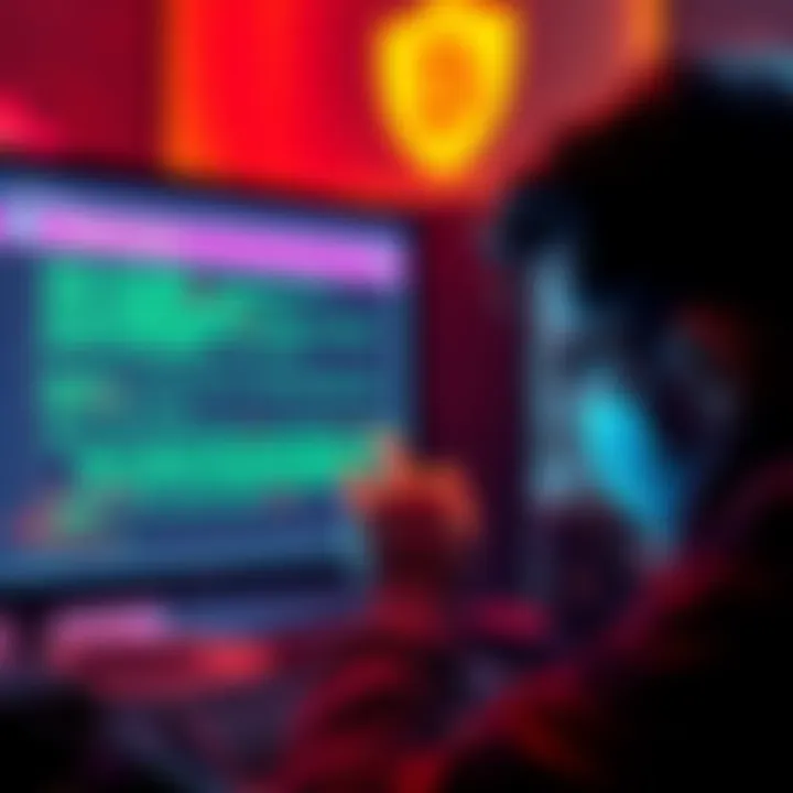 A frustrated user looking at a computer screen displaying withdrawal error messages from Kraken Exchange.