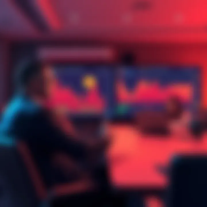 A man named Kris talks about the future of CRO in a meeting room, with charts and graphs on a screen showing altcoin market trends.