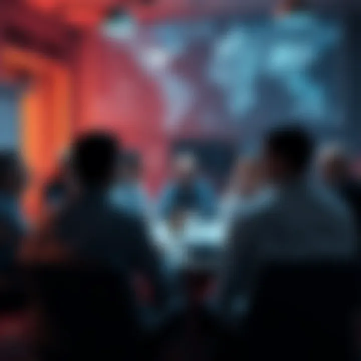 Group of people discussing advancements in crosschain messaging and frameworks for L2 technology