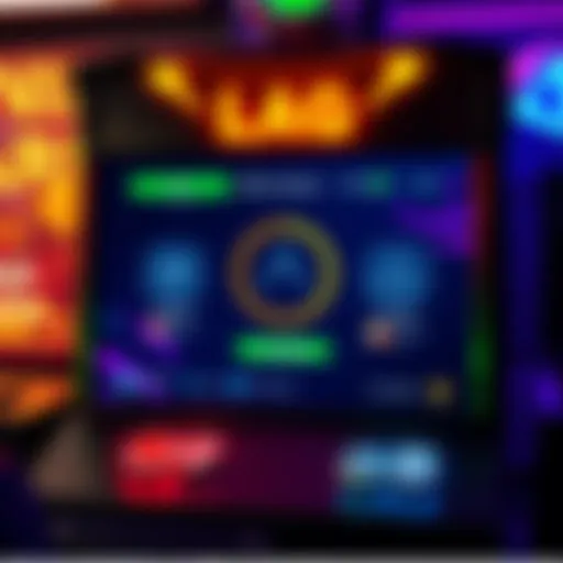 A screenshot showing laggy performance in a mini game menu, with a loading symbol and unresponsive buttons.