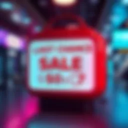 Last Chance Sale A bold sale sign indicating prices drop to $0.07 with a clock symbol showing urgency.