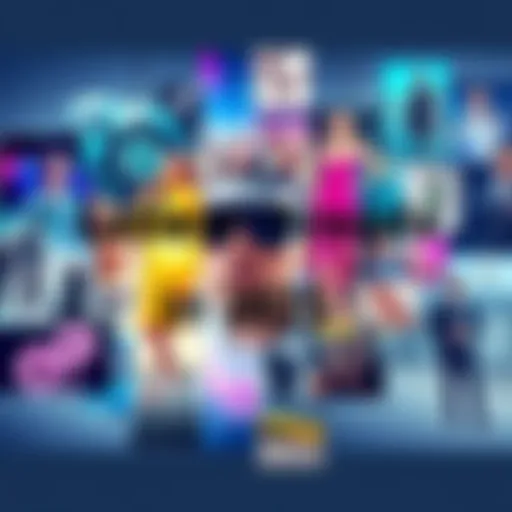 A collage of various trends shaping 2025 including technology, fashion, and sustainability themes