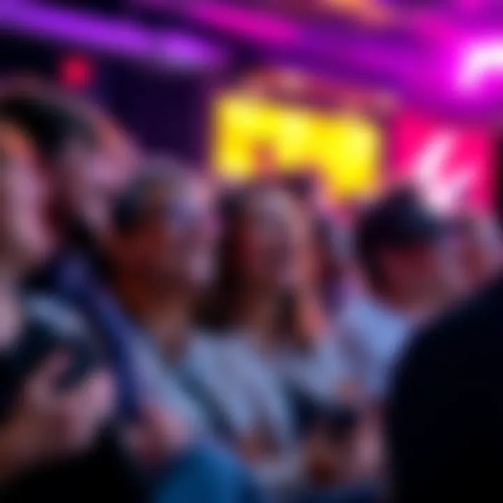 A diverse crowd of people laughing together, reflecting the power of humor in media.