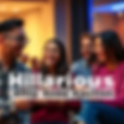 A group of friends laughing together after one friend humorously declines a proposal