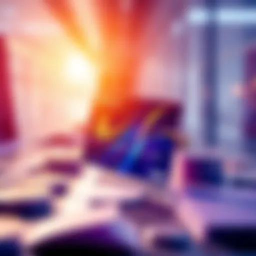 A new BXE and BitMart U Card designed for modern spending, showcasing its sleek and colorful design in a financial setting.