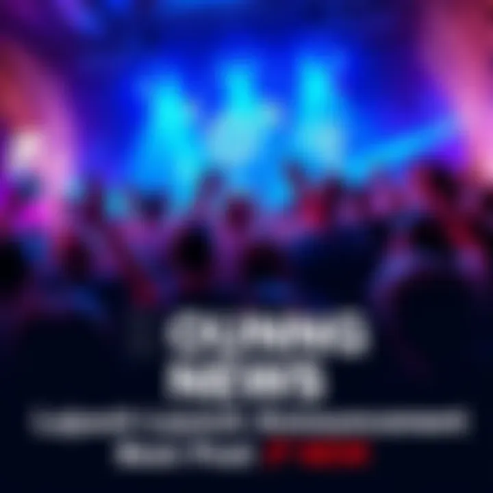 Launch Event Celebration People celebrating at a launch event with excitement and anticipation for new products.