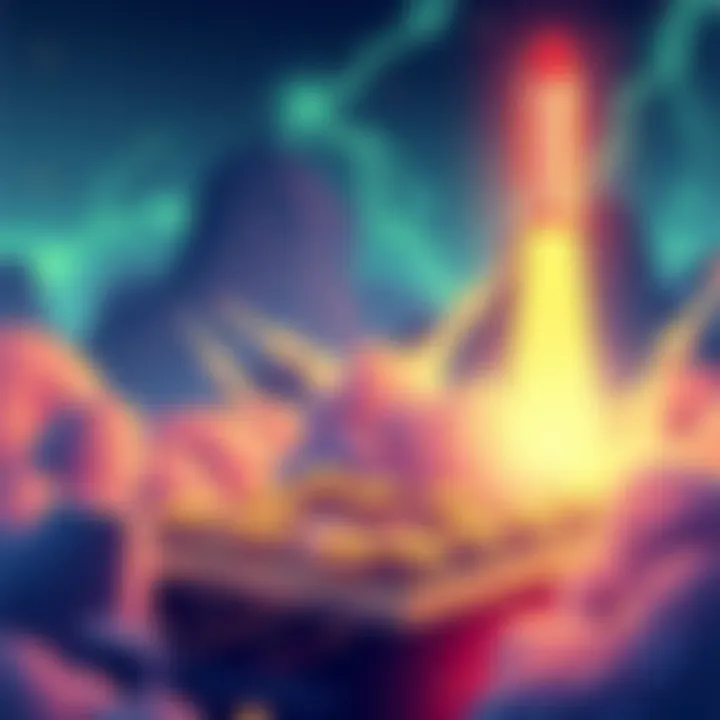 Understanding Launchpad Process Illustration showing the allocation of Test-Pi tokens, highlighting staking and investment decisions