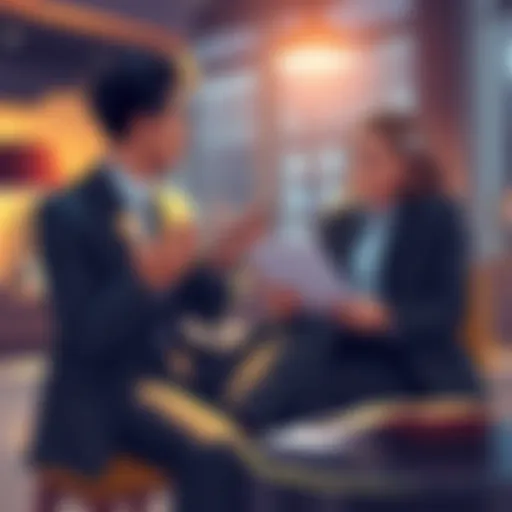 A concerned person sitting with a lawyer discussing cryptocurrency legal issues, showing frustration over funds held by Binance.