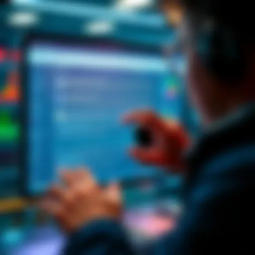 A person troubleshooting a Ledger hardware wallet connection issue while managing AVAX tokens on a digital screen.