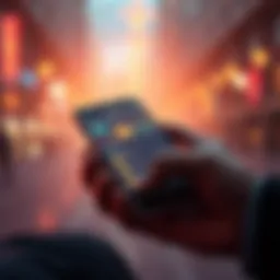 A smartphone displaying the Ledger app with coins for sale on the screen