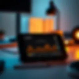 A high-end Ledger device featuring a larger screen, showcasing its user interface and design, placed on a desk with soft lighting.