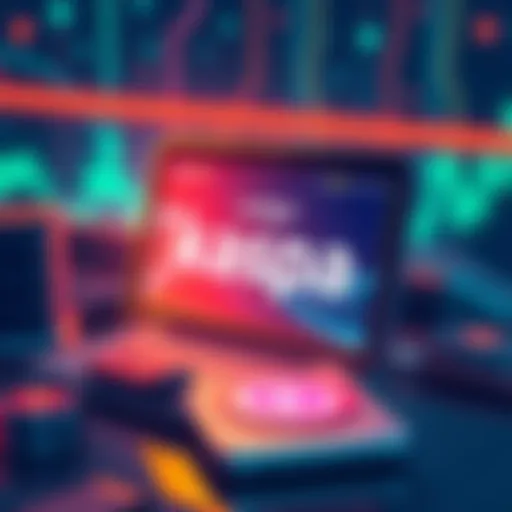 An illustration showing Ledger Live interface with Kaspa cryptocurrency integration displayed