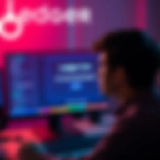 A worried person looking at a computer screen displaying a Ledger Live prompt for a 24-word seed phrase, symbolizing potential scam risks.