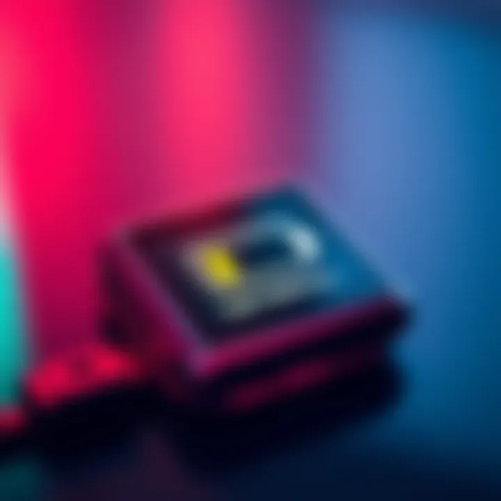 A Ledger Nano X device displaying a low battery warning on its screen