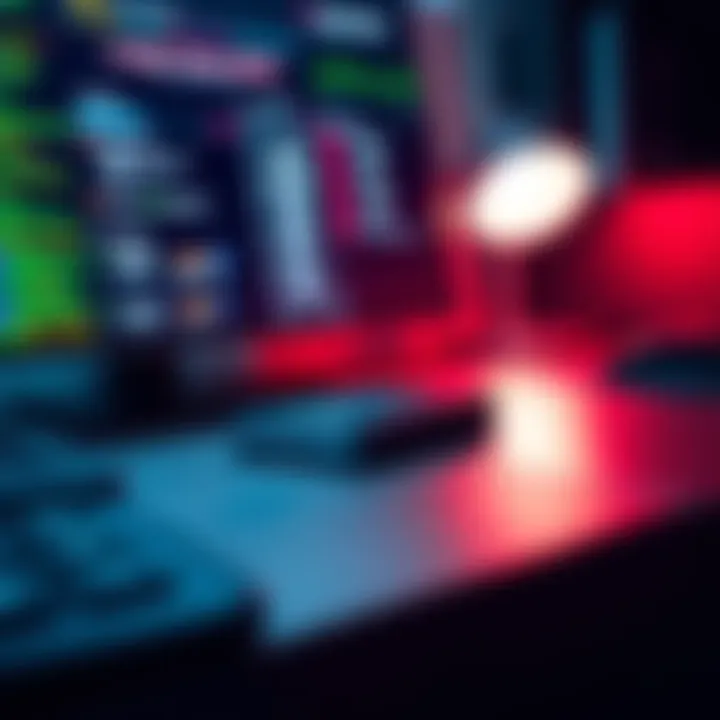 A close-up of a Ledger Nano X cryptocurrency hardware wallet on a desk with a computer screen displaying security data.