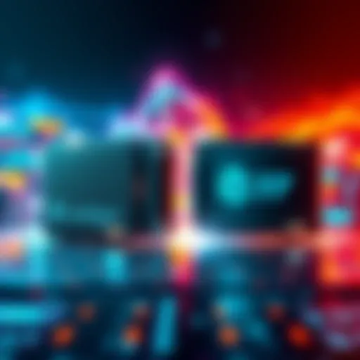 A side-by-side view of Ledger and Trezor hardware wallets highlighting their designs and features