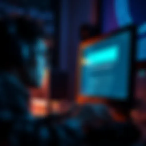 A user looking at a computer screen displaying Ledger wallet address generation issues and troubleshooting tips.